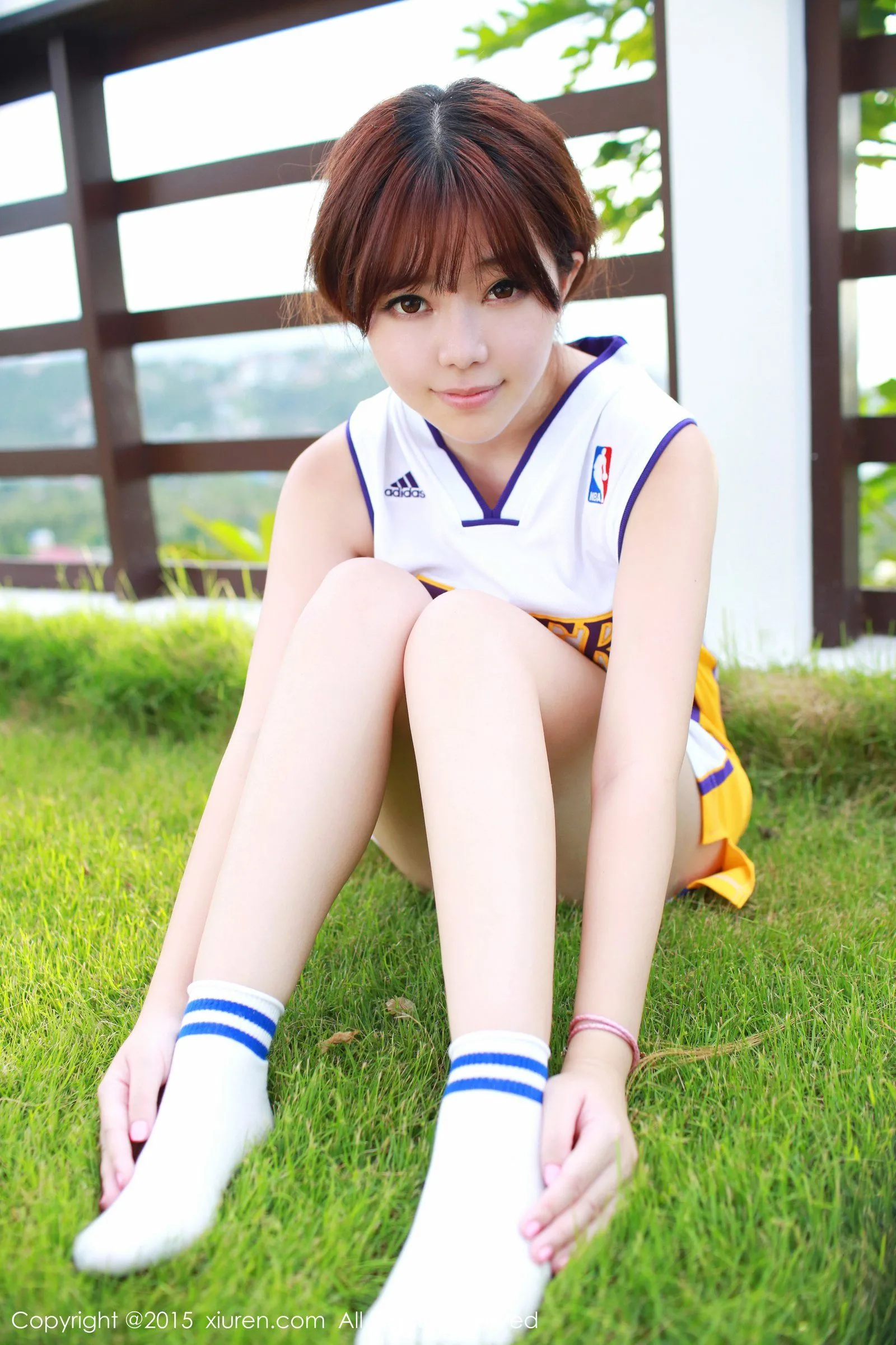[XiuRen.com] Số 452 Lưu Phi Phi (Faye) - Áo bóng rổ Kobe + bộ dụng cụ trói buộc bằng băng dính - 6