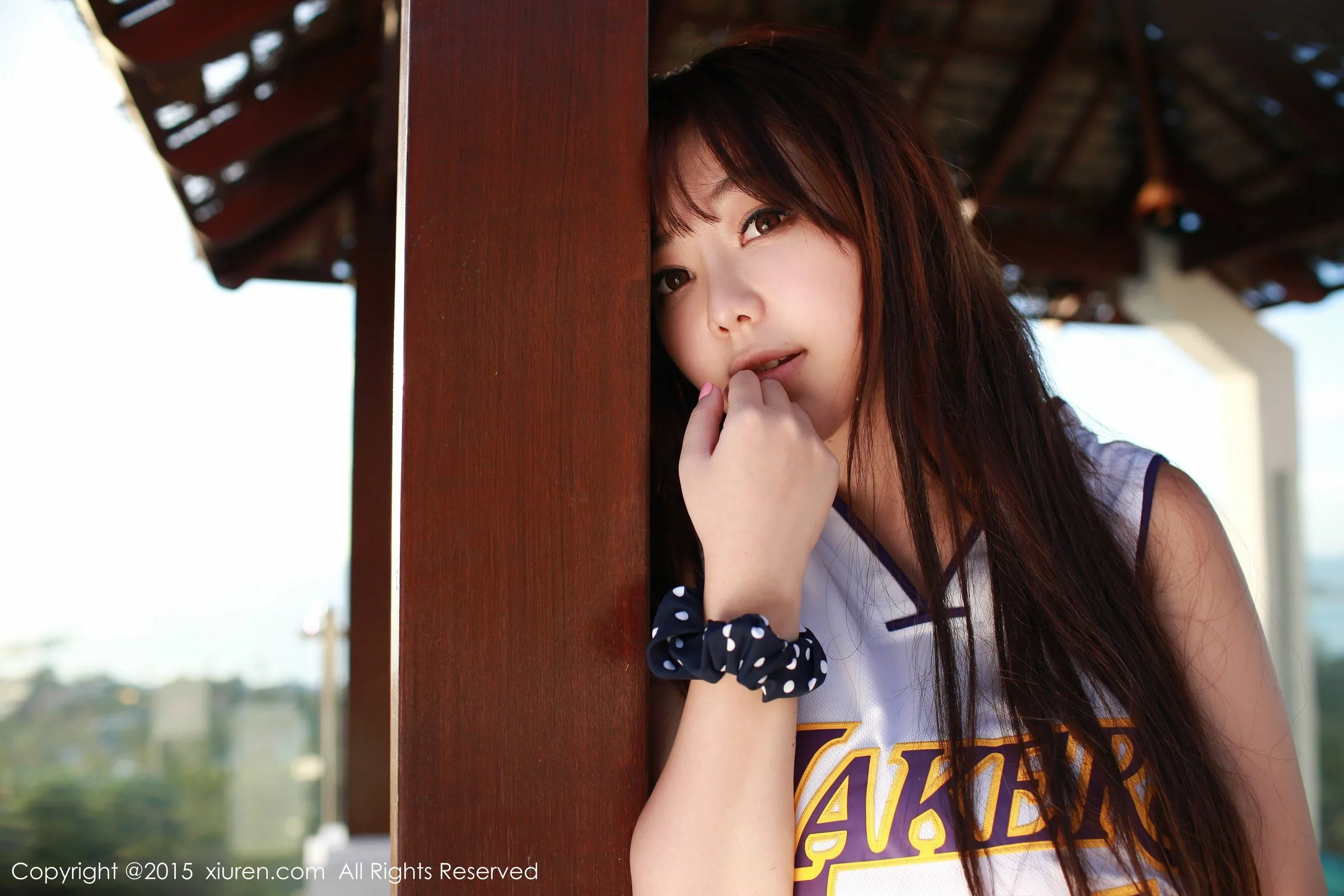 [XiuRen.com] Số 452 Lưu Phi Phi (Faye) - Áo bóng rổ Kobe + bộ dụng cụ trói buộc bằng băng dính - 36