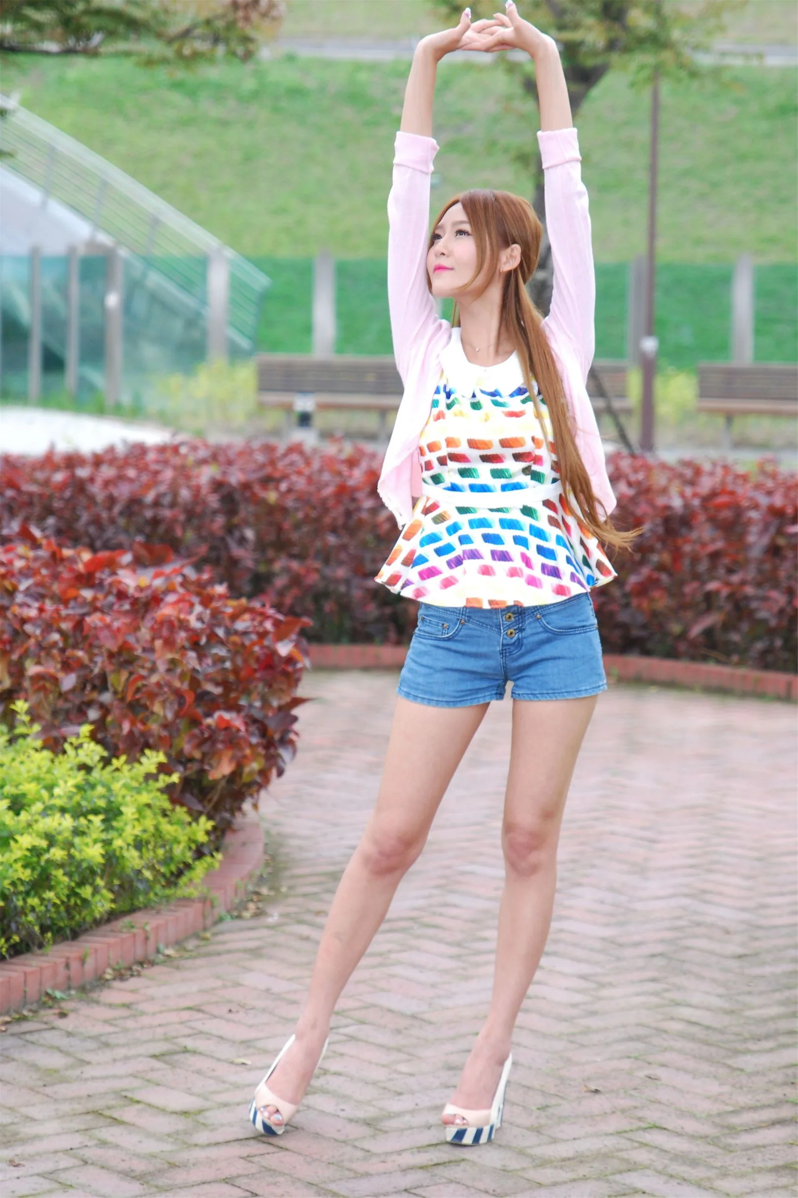 [Phiên bản đặc biệt của Beautyleg] Winnie Xiaoxue/Zhuang Wenni - Bộ ảnh đường phố nhà cổ Lin Antai - 74