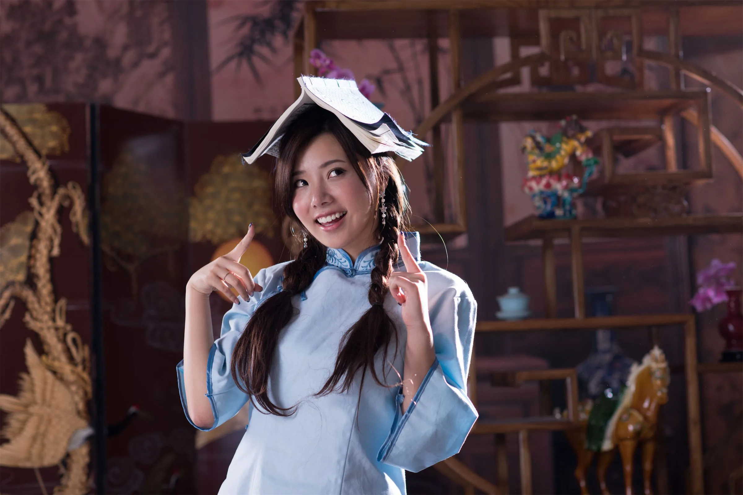 [Tập đặc biệt của Beautyleg] Chụp ảnh chân dung phong cách Trung Hoa cổ điển của Chen Siying Zora tại studio Qin Er. - 1