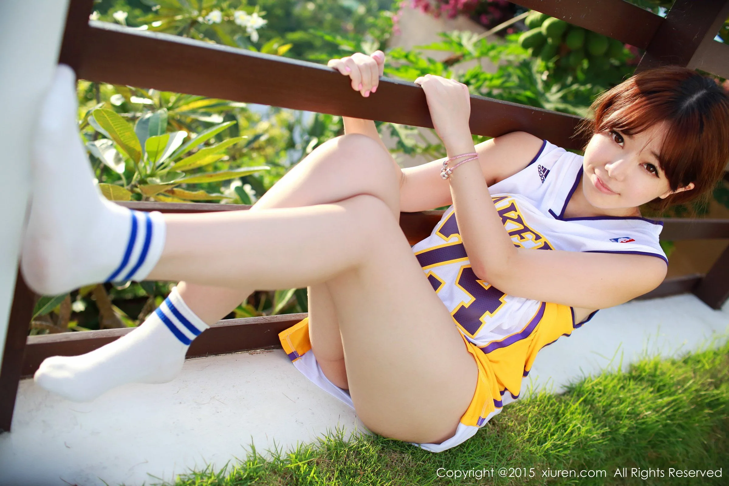 [XiuRen.com] Số 452 Lưu Phi Phi (Faye) - Áo bóng rổ Kobe + bộ dụng cụ trói buộc bằng băng dính - 14