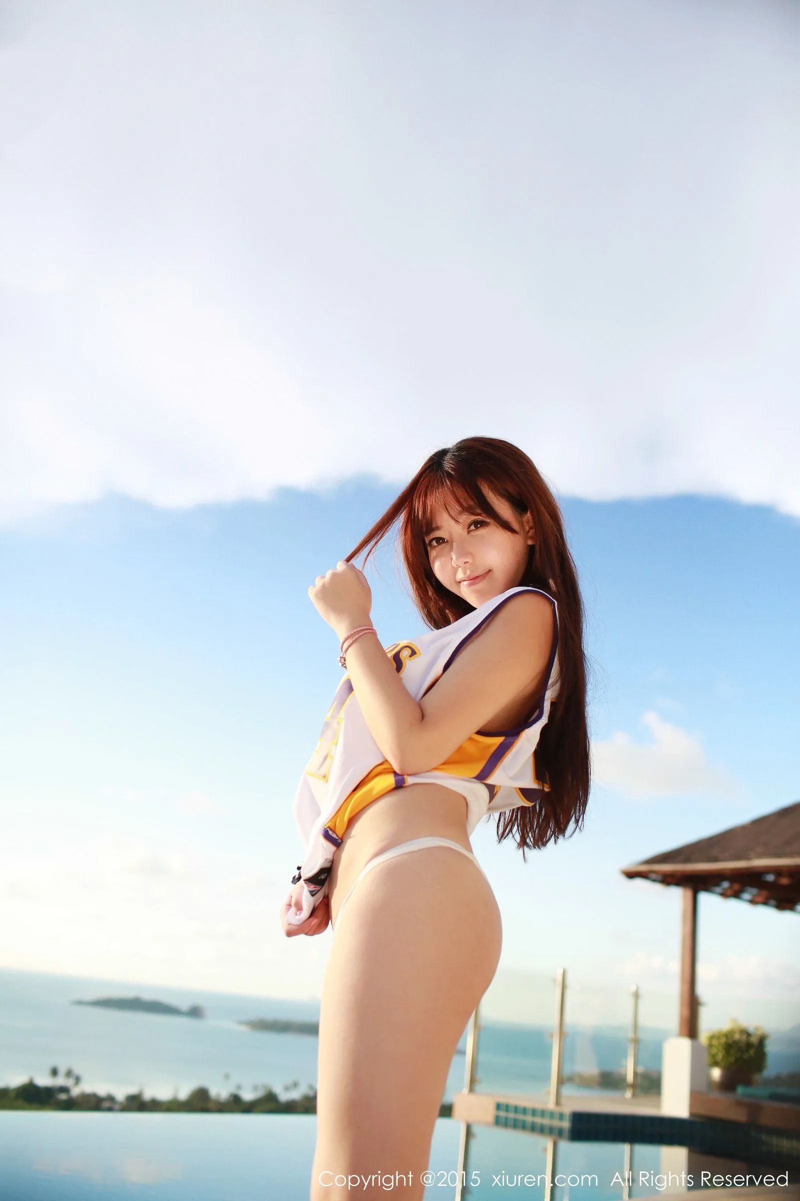[XiuRen.com] Số 452 Lưu Phi Phi (Faye) - Áo bóng rổ Kobe + bộ dụng cụ trói buộc bằng băng dính - 17