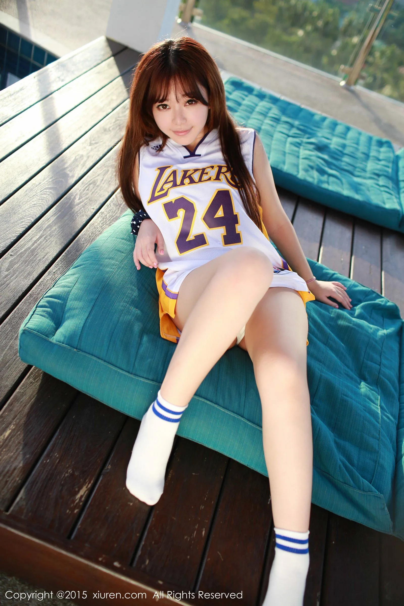 [XiuRen.com] Số 452 Lưu Phi Phi (Faye) - Áo bóng rổ Kobe + bộ dụng cụ trói buộc bằng băng dính - 20