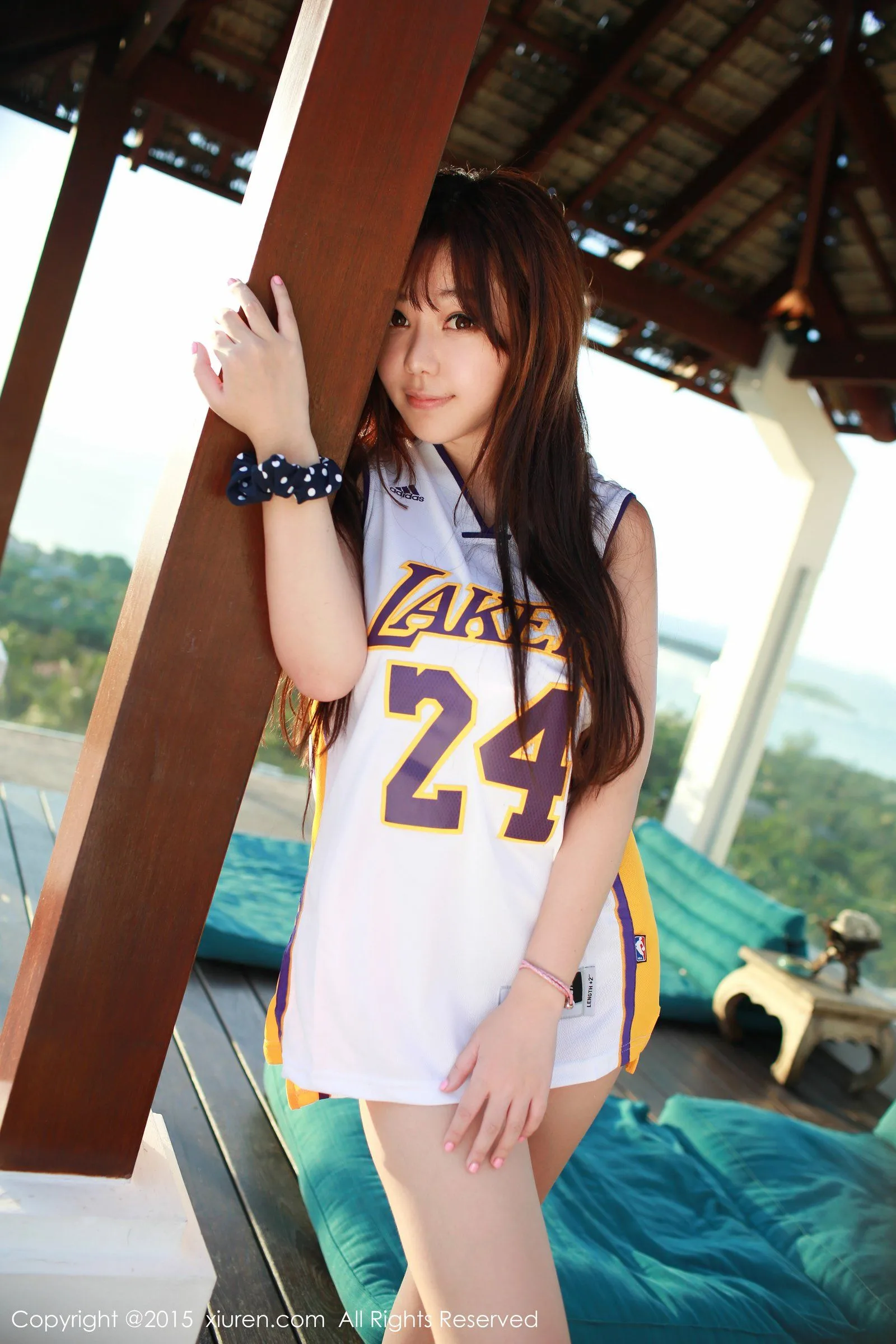 [XiuRen.com] Số 452 Lưu Phi Phi (Faye) - Áo bóng rổ Kobe + bộ dụng cụ trói buộc bằng băng dính - 35