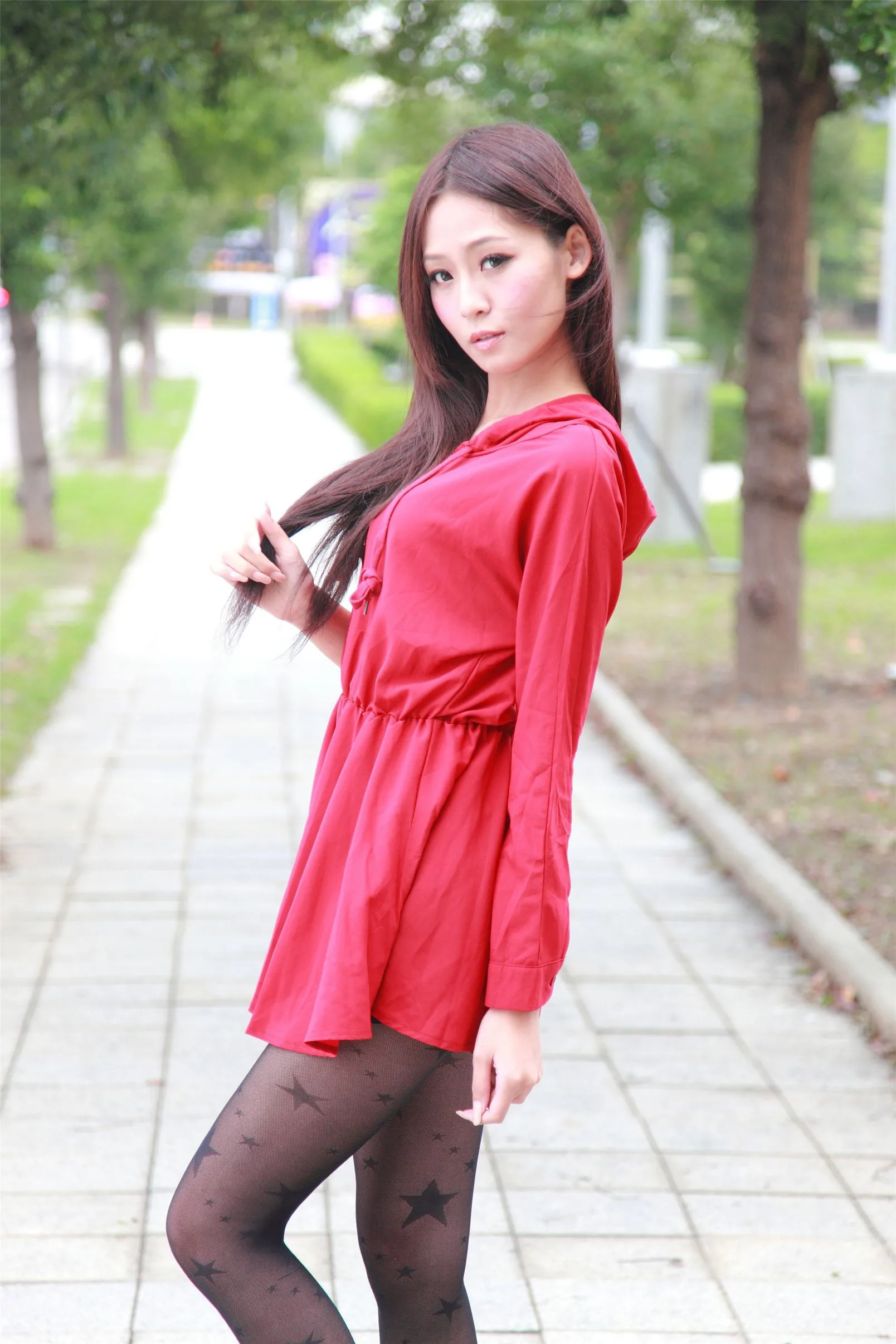 [Buổi chụp ảnh ngoài trời của Beautyleg] Winnie Xiaoxue - Bộ ảnh đường phố tại Sân vận động huyện Tân Trúc. - 8