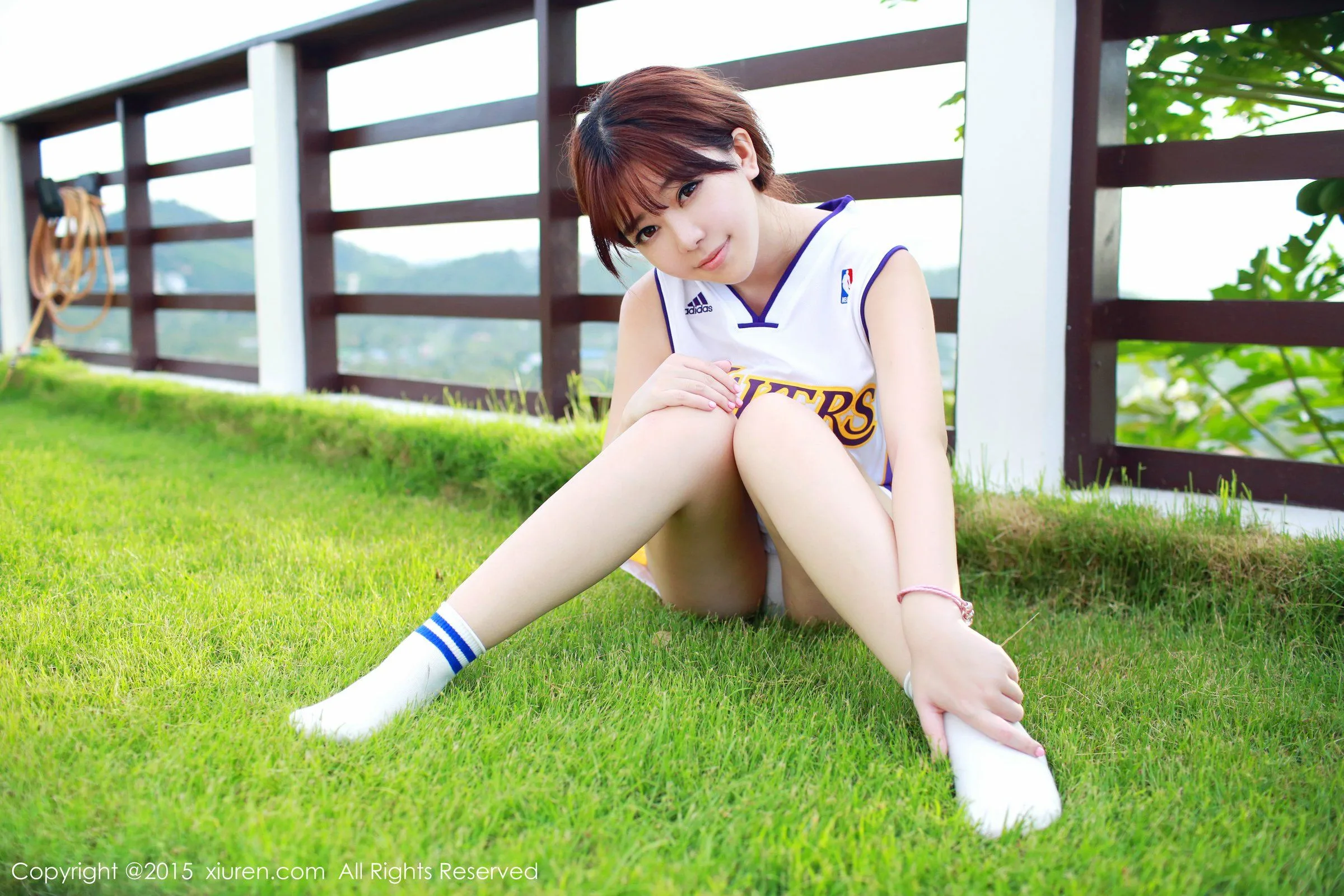 [XiuRen.com] Số 452 Lưu Phi Phi (Faye) - Áo bóng rổ Kobe + bộ dụng cụ trói buộc bằng băng dính - 9