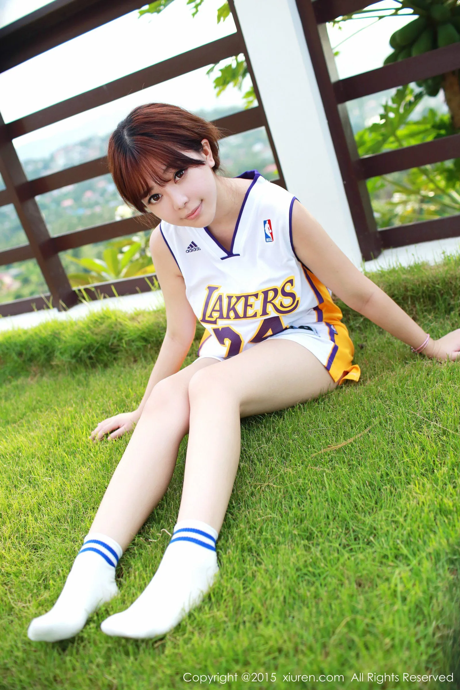 [XiuRen.com] Số 452 Lưu Phi Phi (Faye) - Áo bóng rổ Kobe + bộ dụng cụ trói buộc bằng băng dính - 4