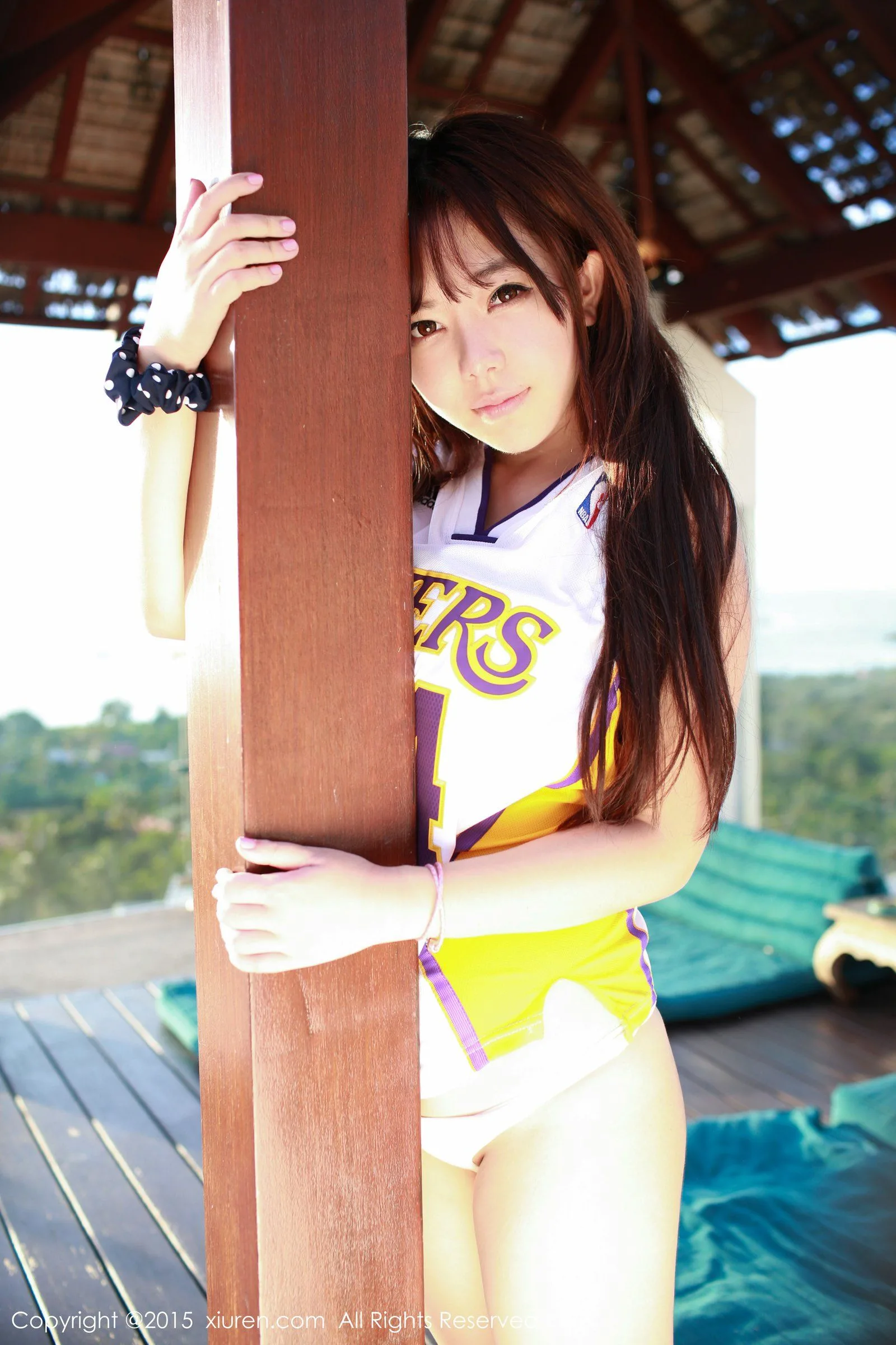 [XiuRen.com] Số 452 Lưu Phi Phi (Faye) - Áo bóng rổ Kobe + bộ dụng cụ trói buộc bằng băng dính - 28
