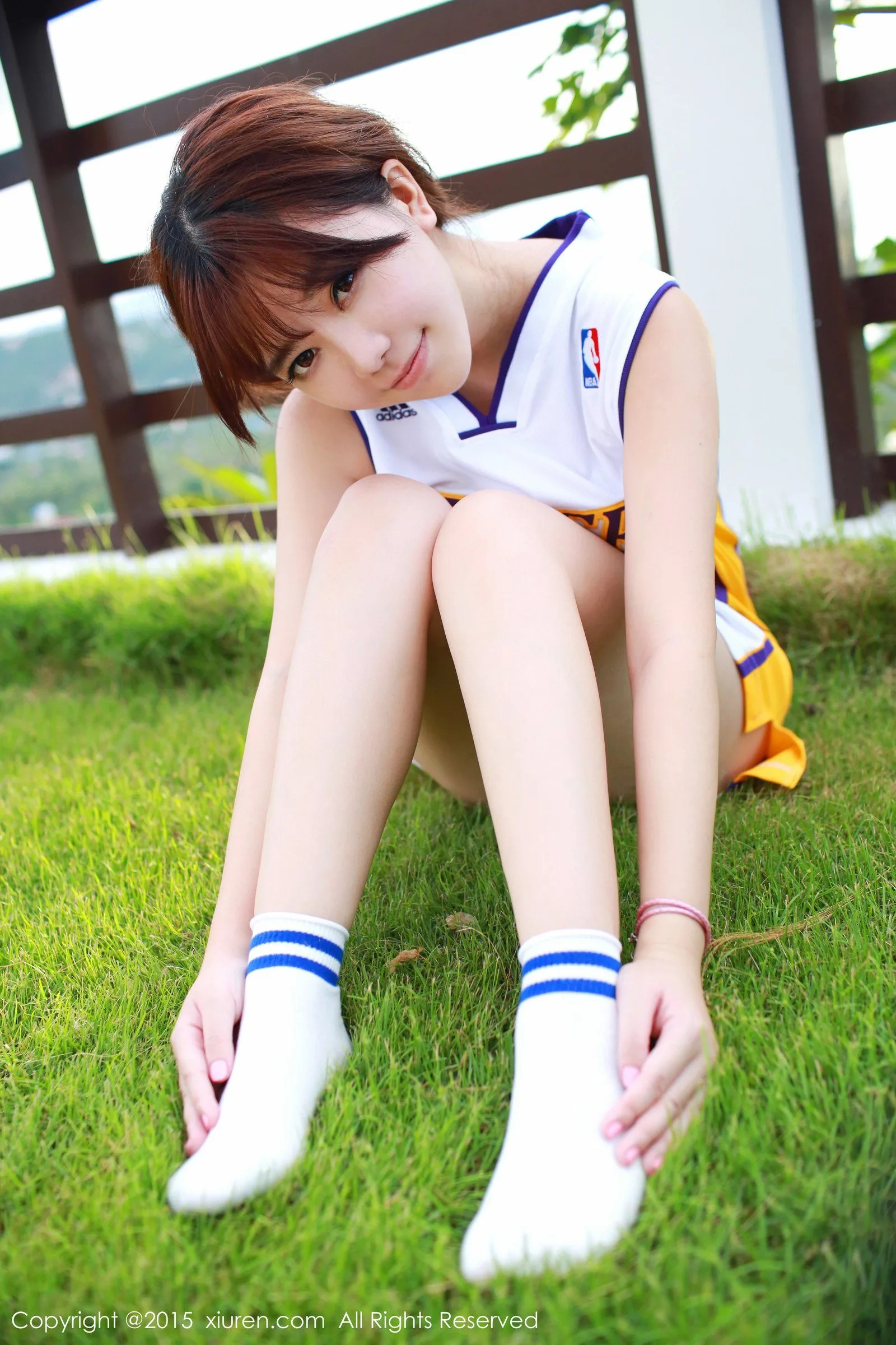 [XiuRen.com] Số 452 Lưu Phi Phi (Faye) - Áo bóng rổ Kobe + bộ dụng cụ trói buộc bằng băng dính - 5
